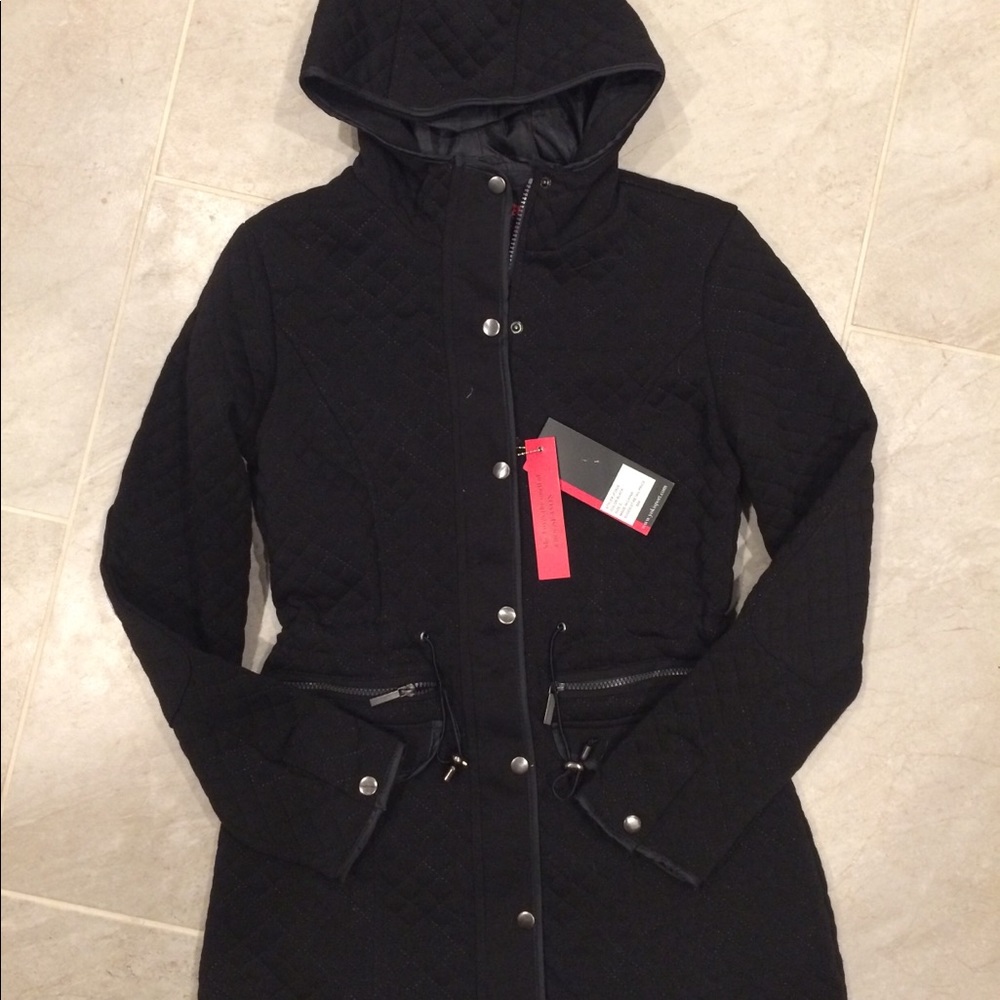 Yoki Quilted black jacket